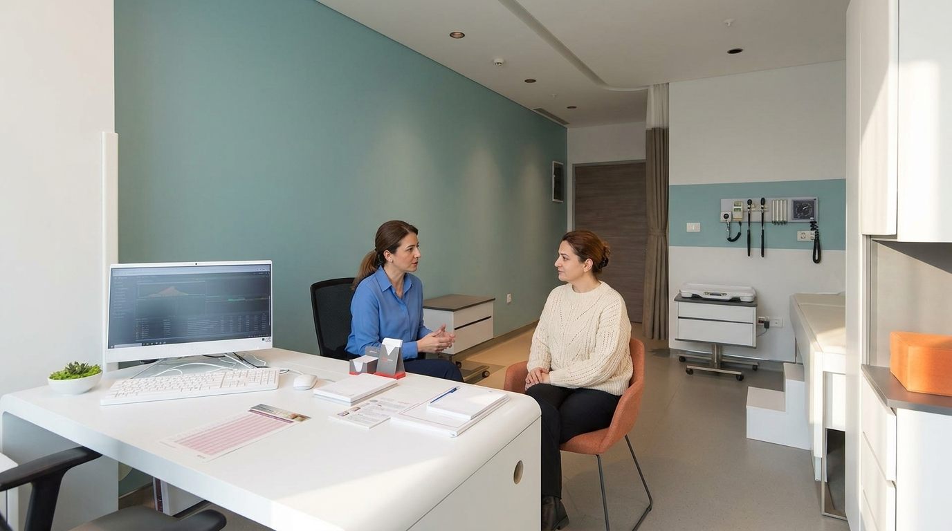 bariatric & metabolic consult — clinician and patient reviewing the long-term programme together