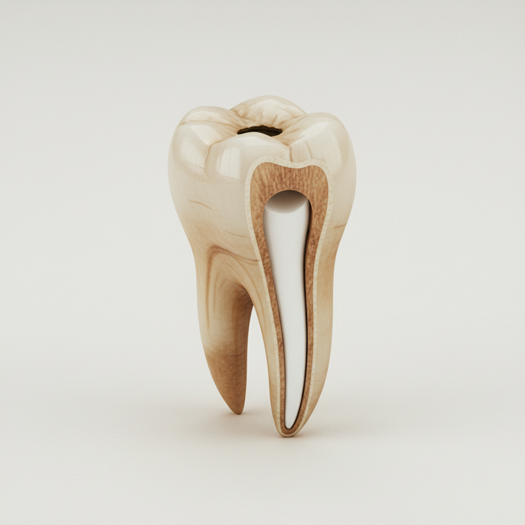 Microscope endodontics — editorial macro-crop reference photograph